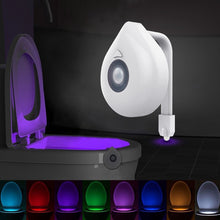 Load image into Gallery viewer, LED Toilet Seat Motion Sensor Light