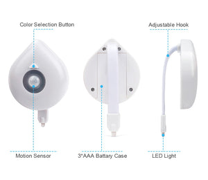 LED Toilet Seat Motion Sensor Light